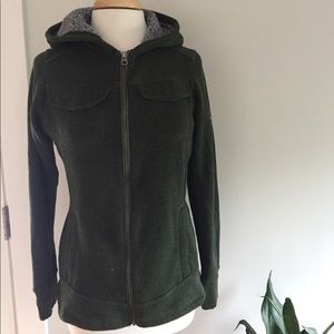 Columbia Green Zip-up Sweatshirt
